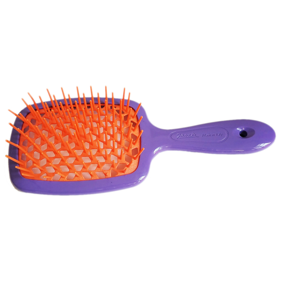 Щітка JANEKE SUPERBRUSH у відтінку: Фіолетовий з помаранчевим