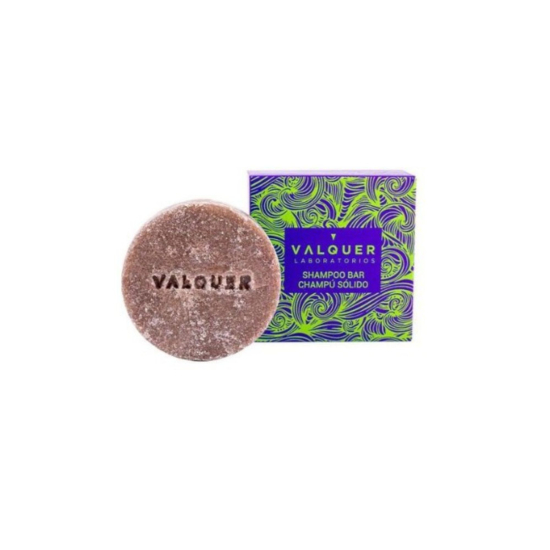VALQUER Твердий шампунь з екстрактом чорниці та авокадо 50 г (всі типи волосся) SHAMPOO BAR WITH BLU