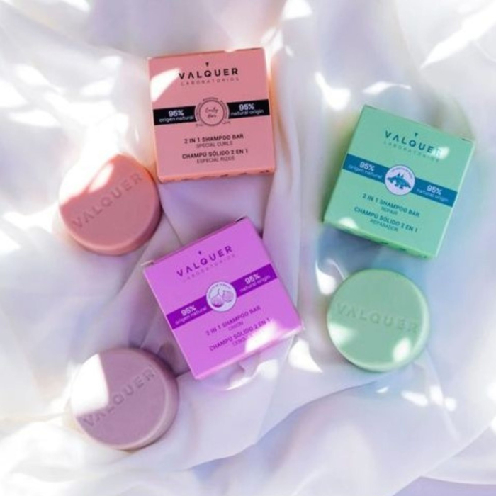 VALQUER Твердий шампунь-кондиціонер 70г(сухе волосся) 2 IN 1 SHAMPOO BAR HAIR REPAIR 70г