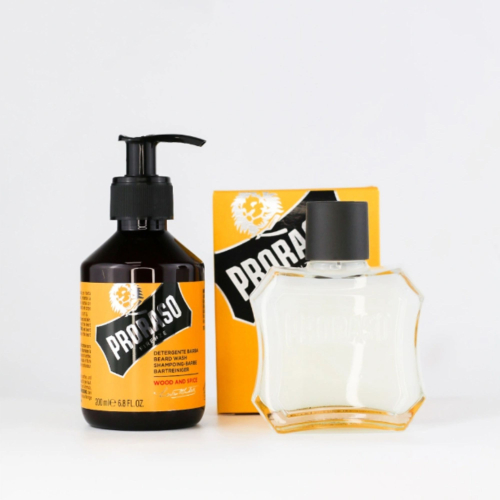 Proraso Duo Pack Beard Balm + Shampoo Wood & Spice