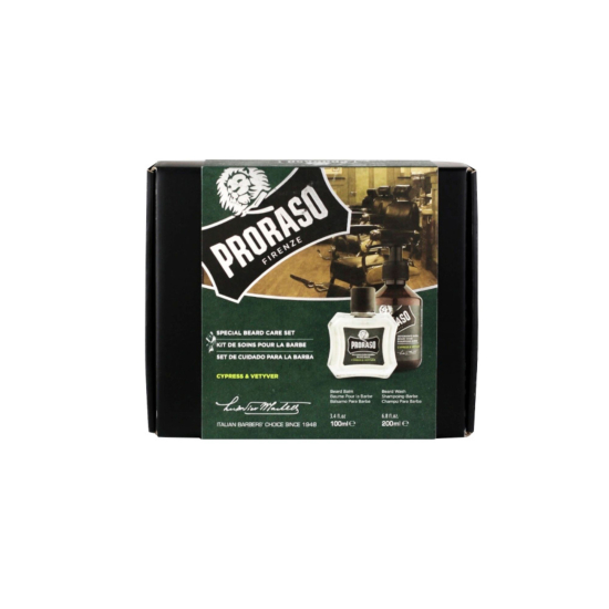 Proraso Duo Pack Beard Balm + Shampoo Azur Lime