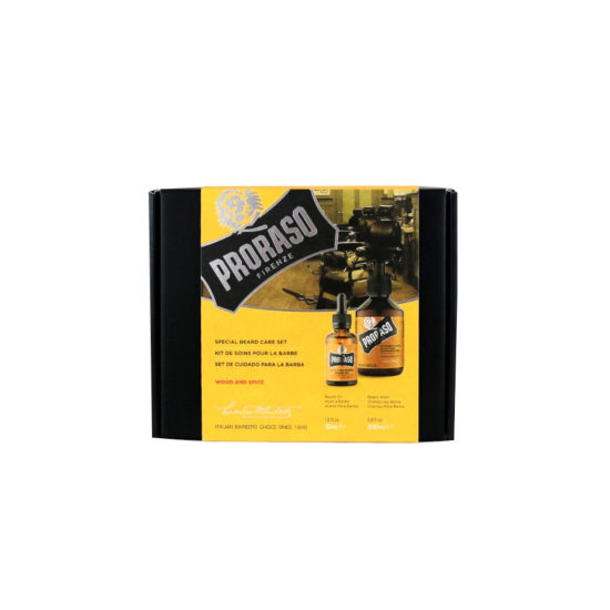 Proraso Duo Pack Oil + Shampoo Wood & Spice