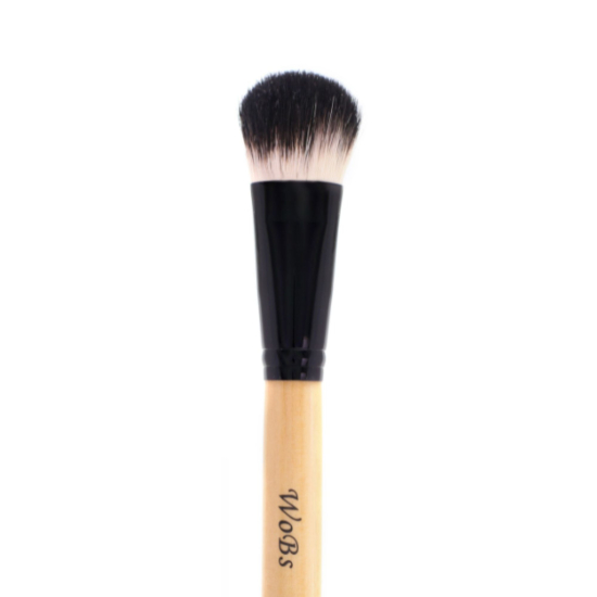 Кисточка для румян и коррекции (ворс козы) WOBS W1818