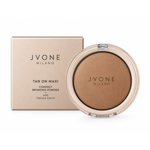 Компактная пудра бронзер JVONE MILANO tan on maxi 10g в оттенке: 01 MEDIUM