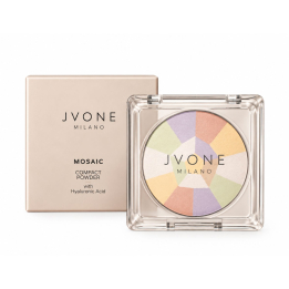 Компактна пудра для обличчя JVONE MILANO COMPACT POWDER MOSAIC 10g у відтінку: 01 CORRECTIVE UNDERTONE