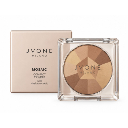 Компактна пудра для обличчя JVONE MILANO COMPACT POWDER MOSAIC 10g у відтінку: 2 TONE ENHANCER