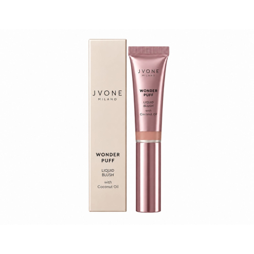 Рідкі рум’яна для обличчя Jvone Milano Wonder Puff Liquid Blush у відтінку 02 Natural, 10 ml