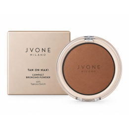 Компактна пудра бронзер JVONE MILANO tan on maxi 10g у відтінку: 02 TAN