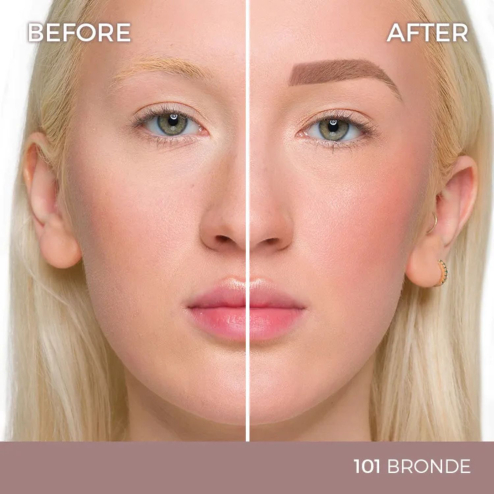 Механічний олівець для брів  JVONE MILANO  Mini Tip Slim Mechanical Eyebrow Pencil у відтінку: 101 BRONDE