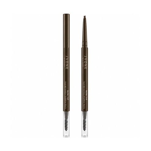 Механический карандаш для бровей JVONE MILANO Mini Tip Slim Mechanical Eyebrow Pencil в оттенке 102 Brown