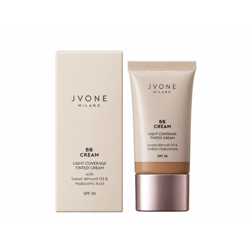 BB-крем с лёгким покрытием Jvone Milano BB Cream SPF 30 в оттенке 03 Tan, 30 ml