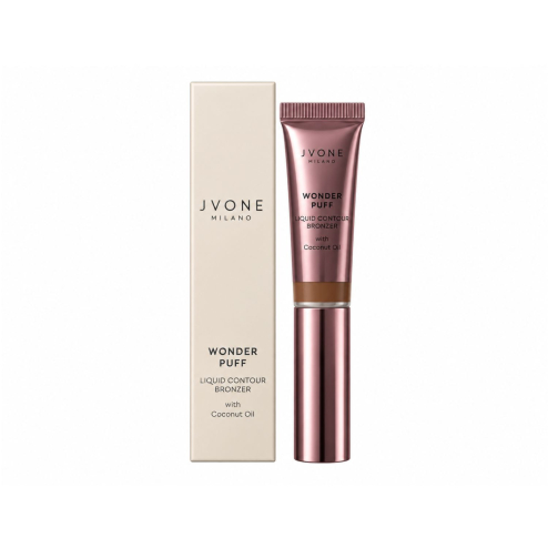 Рідкий контурний бронзер для обличчя  JVONE MILANO WONDER PUFF CONTOUR BRONZER 10ml у відтінку: 01 Cold