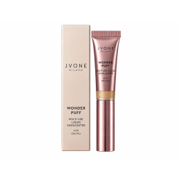 Кремовий хайлайтер  JVONE MILANO WONDER PUFF HIGHLIGHTER 10ml у відтінку: 01 Golden Glow