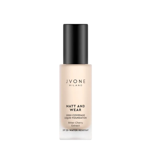 Рідка матова тональна основа Jvone Milano Matt And Wear у відтінку NC10, 20 ml