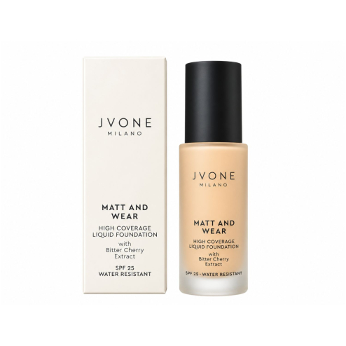 Жидкая матовая тональная основа Jvone Milano Matt And Wear в оттенке NW20, 20 ml