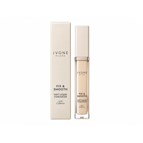 Матовый жидкий консилер с высокой степенью покрытия Jvone Milano Fix & Smooth в оттенке NC10, 8 ml