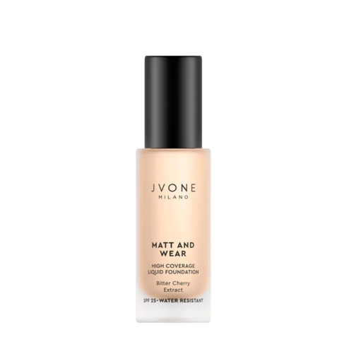 Жидкая матовая тональная основа Jvone Milano Matt And Wear в оттенке NC20, 20 ml