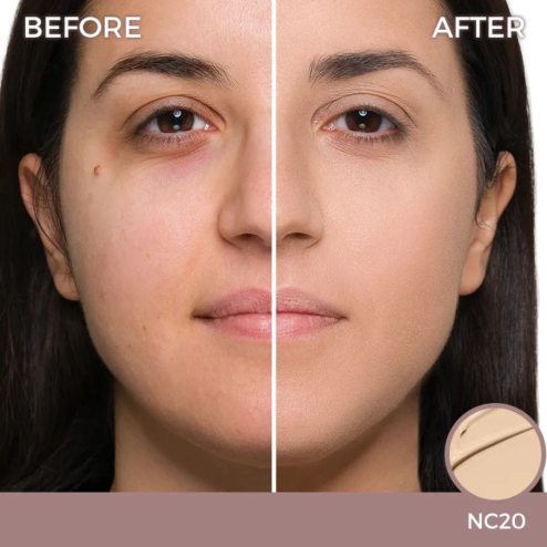 Тональная основа средней степени покрытия JVONE MILANO Color Serum 30ml в оттенке: NC20