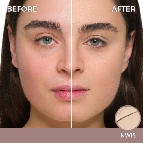 Тональная основа средней степени покрытия JVONE MILANO Color Serum 30ml в оттенке: NW15