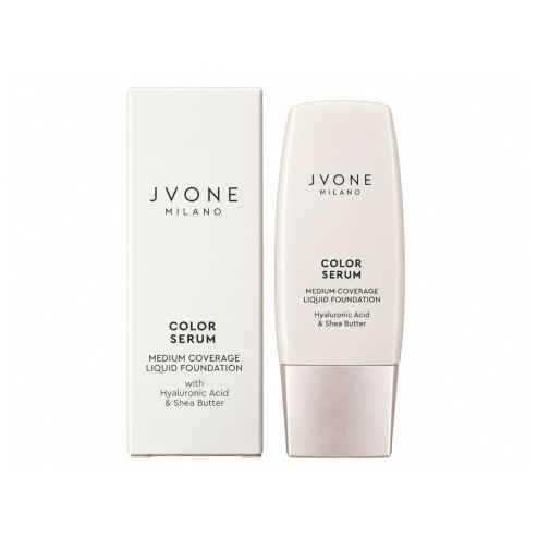 Тональная основа средней степени покрытия JVONE MILANO Color Serum 30ml в оттенке: NW15