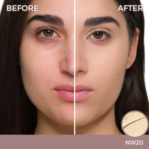 Тональная основа средней степени покрытия JVONE MILANO Color Serum 30ml в оттенке: NW20