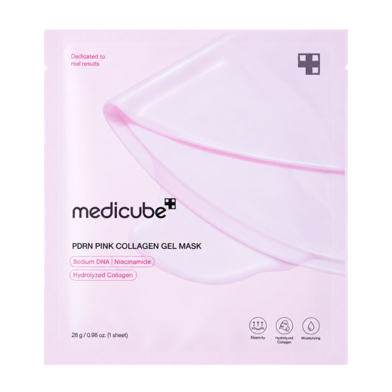 Омолоджувальна маска з колагеном MEDICUBE PDRN Pink Collagen Gel Mask 28g