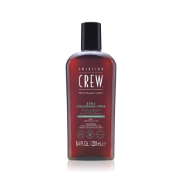 Шампунь, кондиціонер, гель для душу для чоловіків American Crew 3 In 1 Chamomile pine 250 ml