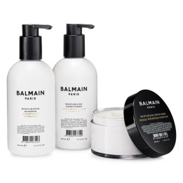 Набір для догляду за волоссям Balmain Moisturizing Care Set  (шампунь, 300 мл + кондиціонер, 300 мл + маска, 200 мл)