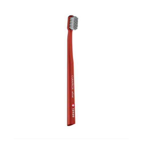 Зубна щітка CURAPROX 12460 VELVET, d- 0,08mm у відтінку: коричневий–сірий CS 12460-04