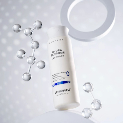 Гипоаллергенный очищающий гель DERMAFIRM RX Hydra Exosome Cleanser 250 мл