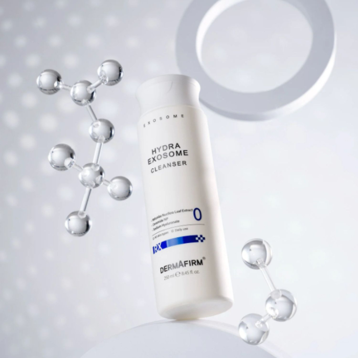 Гіпоалергенний очищуючий гель DERMAFIRM RX Hydra Exosome Cleanser 250 мл