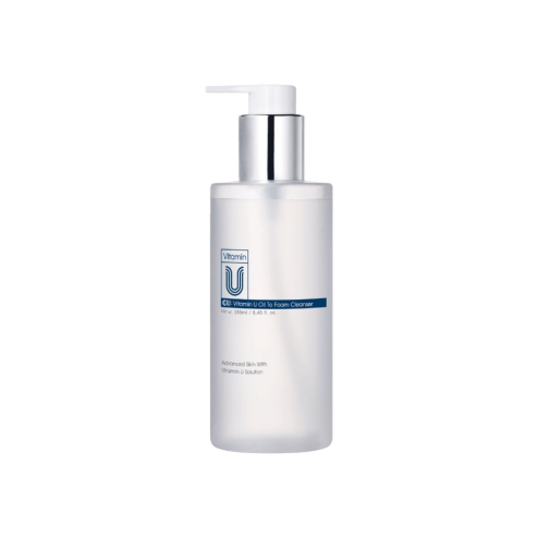 Гидрофильное средство для очищения чувствительной кожи CU SKIN Vitamin U Oil To Foam Cleanser, 250 мл