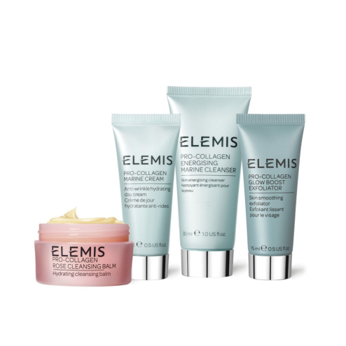 Бестселери для сяяння шкіри ELEMIS у дизайнерській сумці-шопері Kit: ELEMIS x ShrimsGlow Discovery