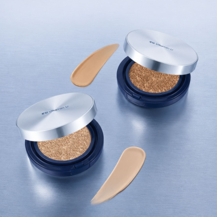 Кушон з полінуклеотидами та вітаміном U CU SKIN Vitamin U Coverfit Cushionpact SPF 50+ / PA++++ 15 + 15 г, тон 23