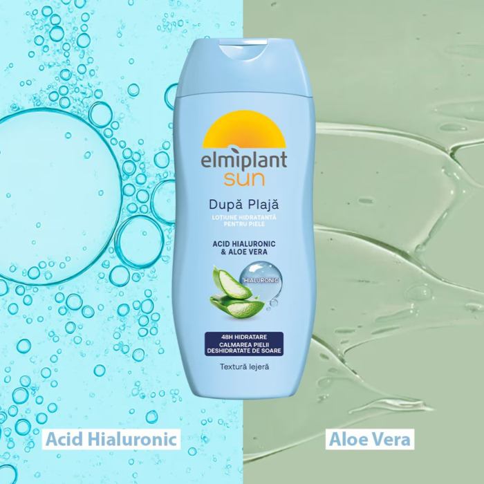 Лосьйон після засмаги ELMIPLANT Lotiune Acid Hialuronic Aloe Vera După Plajă 200 мл