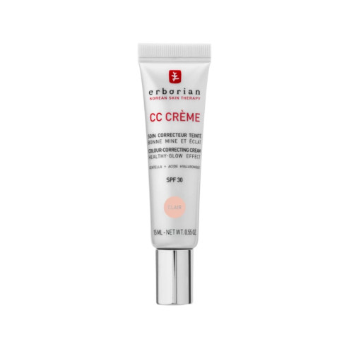 CC крем на основе центеллы ERBORIAN CC Cream with Centella Asiatica 15 мл в оттенке Clear