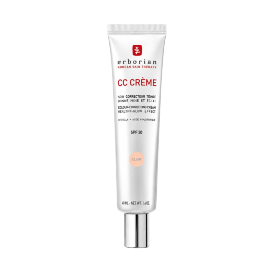 CC крем на основе центеллы ERBORIAN CC Cream with Centella Asiatica 40 мл в оттенке Clear
