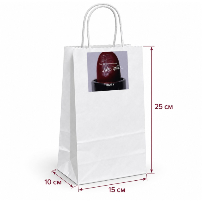 Брендовий крафтовий пакет FORMA STORE
