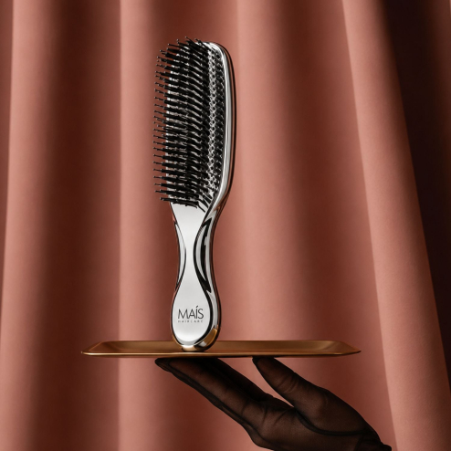 Щітка для волосся стандарт MAIS Brush у кольорі: срібла Silver