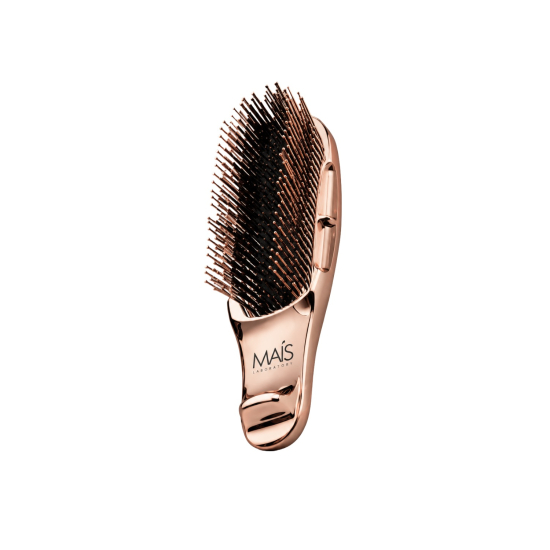 Щітка для волосся маленька MAIS Brush Small у кольорі: рожево-золота 