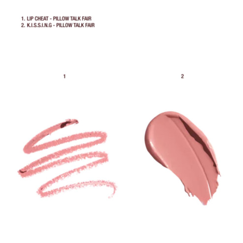 Міні набір CHARLOTTE TILBURY Pillow Talk Lip Kit Matte Revolution 1,5х0,8g у відтінку: Fair