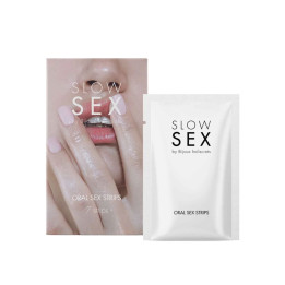 Полоски для орального секса SLOW SEX by Bijoux Indiscrets Oral Sex Strips 7 шт.