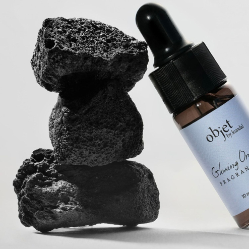 Аромадифузор з вулканічним камінням KUNDAL Volcanique Stone Diffuser Sand Blu Edition Glowing Orchad
