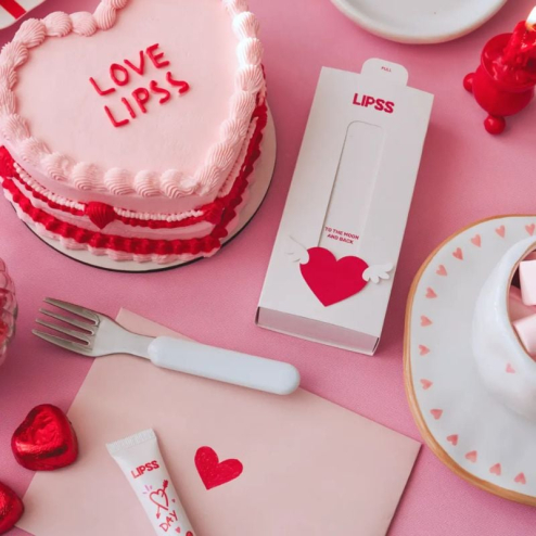 Блиск для губ LIPSS Lip Gloss 8g з ароматом: Be My Valentine