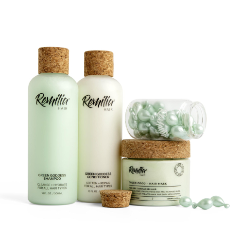 Кондиціонер для блиску та об'єму волосся REMILIA Green Goddess Conditioner 300ml