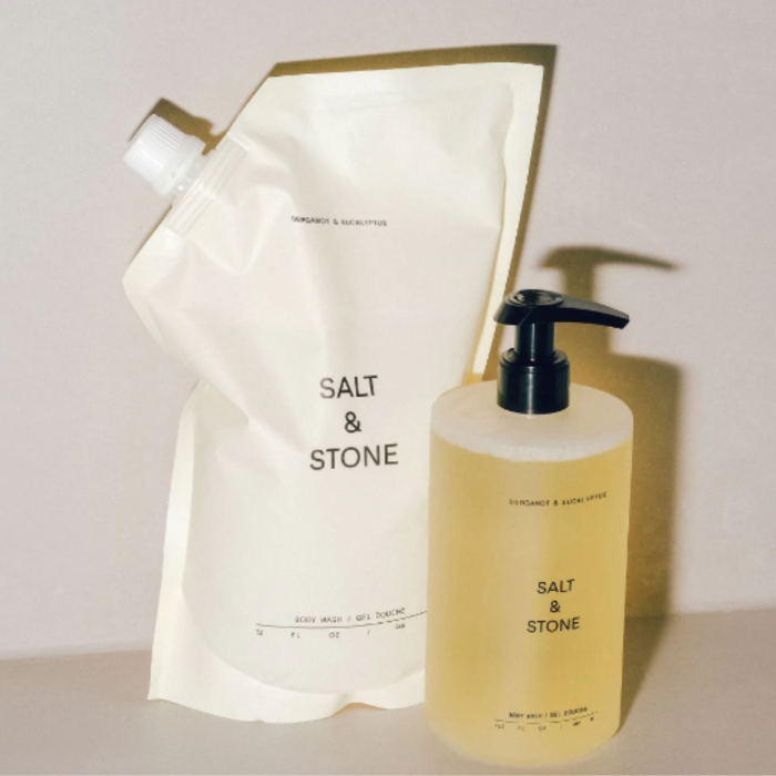 Гель для душу з ароматом сандалу та ветиверу SALT&STONE Body Wash Santal&Vetiver Refill 946ml