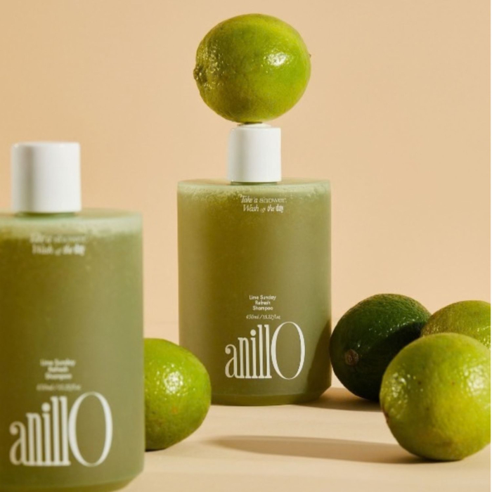 Освежающий шампунь для волос ANILLO Lime Sunday Refresh Shampoo 450 мл