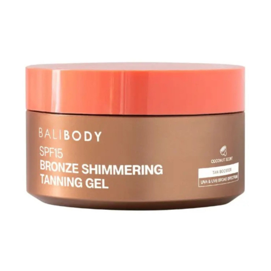 Гель для засмаги з шимером BALIBODY Shimmering Tanning Gel SPF15,150ml