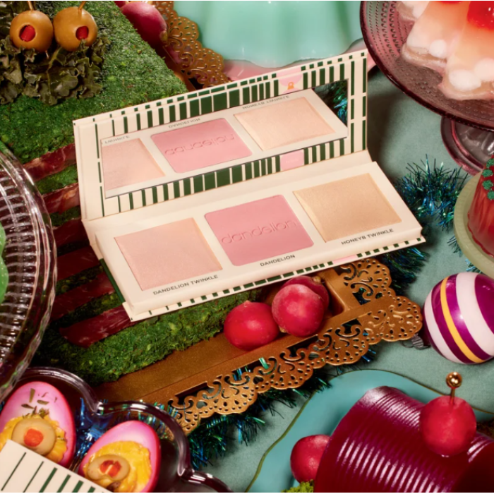 Палітра для обличчя BENEFIT Bronzer, Blusher & Highlighter Palette у відтінку: Twinkle n Jingle