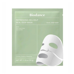 Освежающая маска с морскими водорослями BIODANCE Refreshing Sea Kelp Real Deep Mask 34g